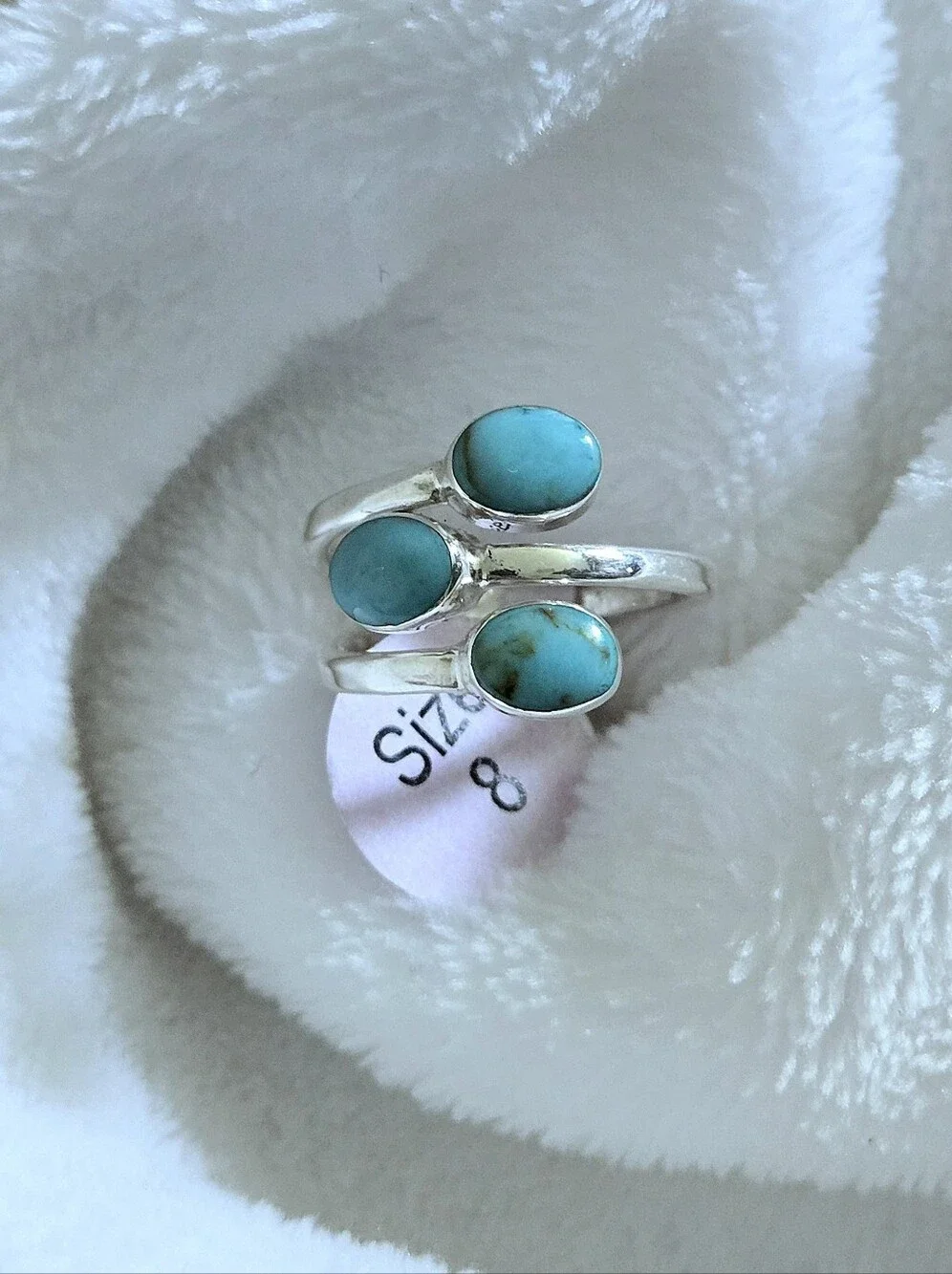 Silver🤍 Triple3️⃣ Turquoise🩵 Ring💍 - NWT